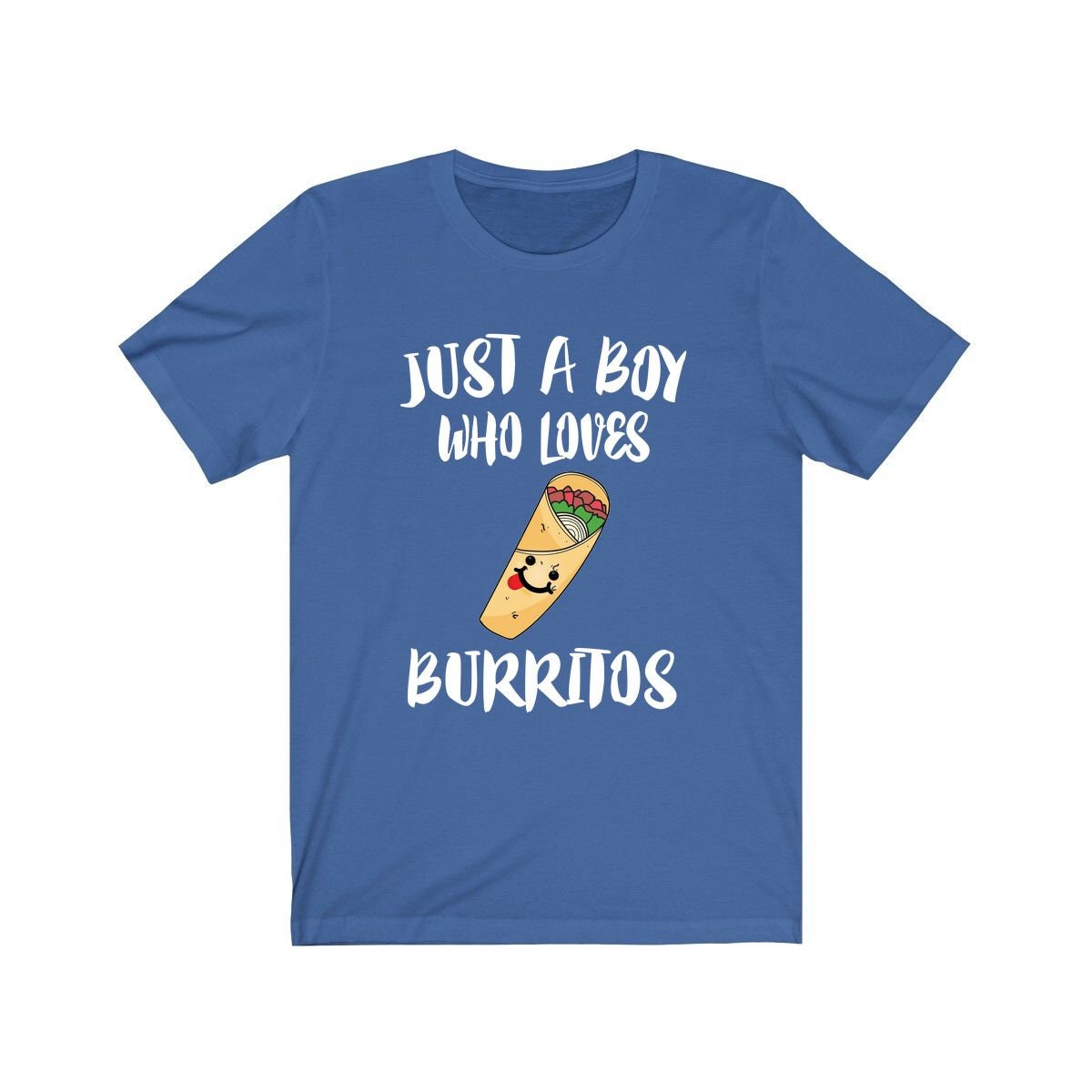 Just A Boy Who Loves Burritos Shirt, Burrito Lover Shirt, Burrito Shirt, Burrito Lover Gift, Animal Adult Kids T-Shirt Image 1
