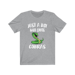 Cobra T-Shirt for Boys - cobra snake print design