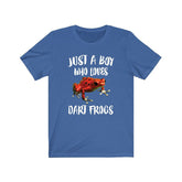 Just A Boy Who Loves Dart frogs Shirt, Dart frogs Lover Shirt, Dart frog Shirt, Dart frogs Lover Gift, Animal Adult Kids T-Shirt Image 1