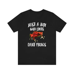 Just A Boy Who Loves Dart Frogs Shirt - dart frog print design