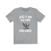 Just A Boy Who Loves Dodo Birds Shirt, Dodo Bird Lover Shirt, Dodo Bird Shirt, Dodo Bird Lover Gift, Animal Adult Kids T-Shirt Image 1