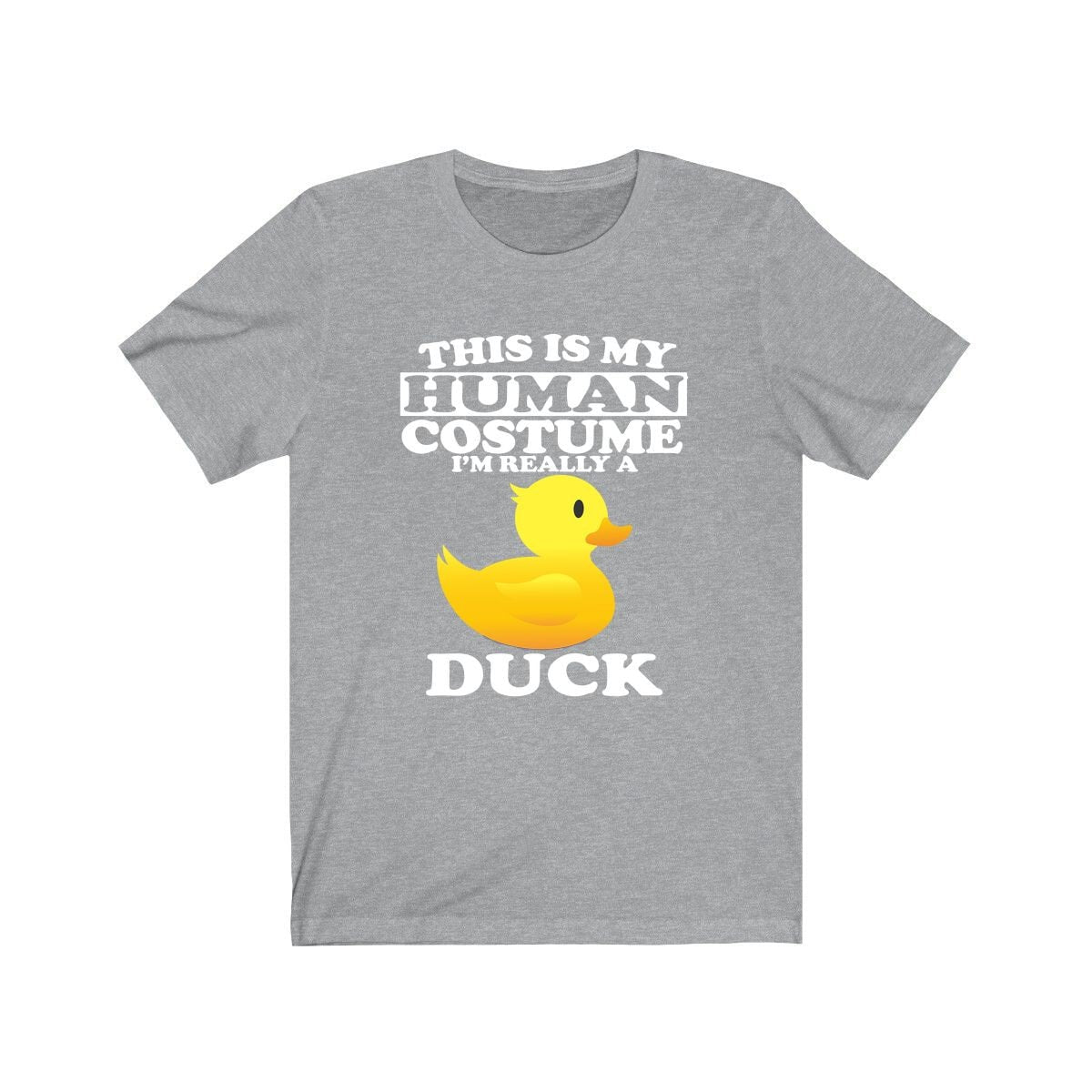 This is my human costume I am really a duck waterfowl pond bird tee