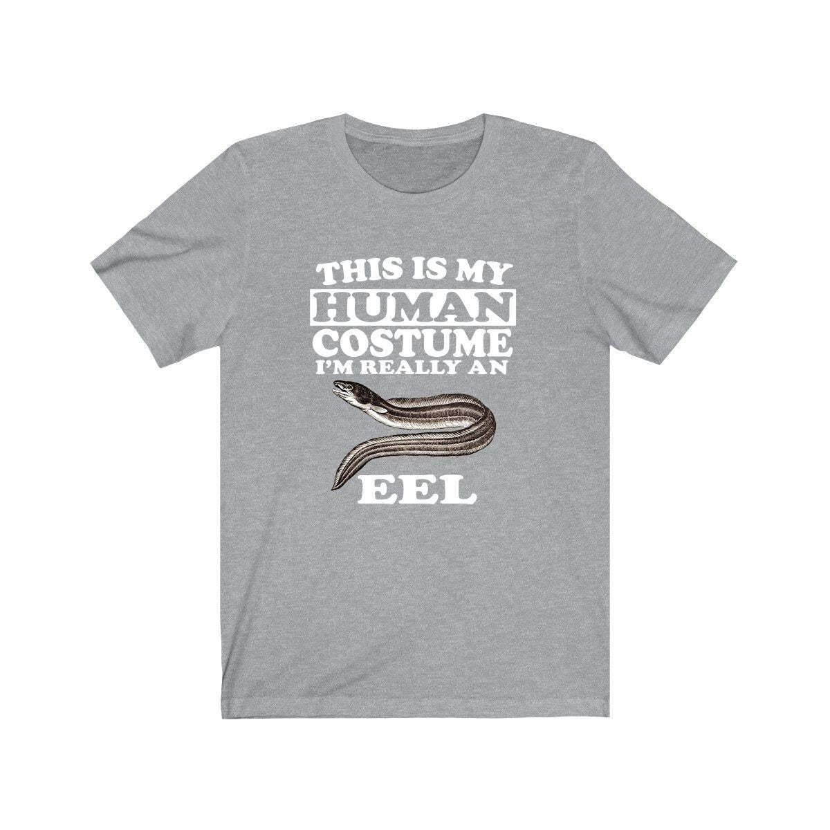 This Is My Human Costume I'm Really An Eel Fish Shirt - eel print design