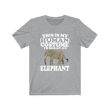 This Is My Human Costume I'm Really An Elephant Shirt, Elephant Lover Shirt, Elephant Shirt, Elephant Funny Gift, Animal Gift Image 3