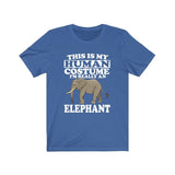 This Is My Human Costume I'm Really An Elephant Shirt, Elephant Lover Shirt, Elephant Shirt, Elephant Funny Gift, Animal Gift Image 2