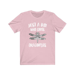 Just A Boy Who Loves Dragonflies Shirt - dragonfly print design