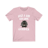Just A Boy Who Loves Gerbils Shirt, Gerbil Lover Shirt, Gerbil Shirt, Gerbil Lover Gift, Animal Adult Kids T-Shirt Image 4
