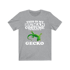 This is my human costume I am really a gecko pet reptile lizard tee