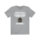 This Is My Human Costume I'm Really A Gerbil Shirt, Gerbil Lover Shirt, Gerbil Shirt, Gerbil Funny Gift, Animal Gift Image 1