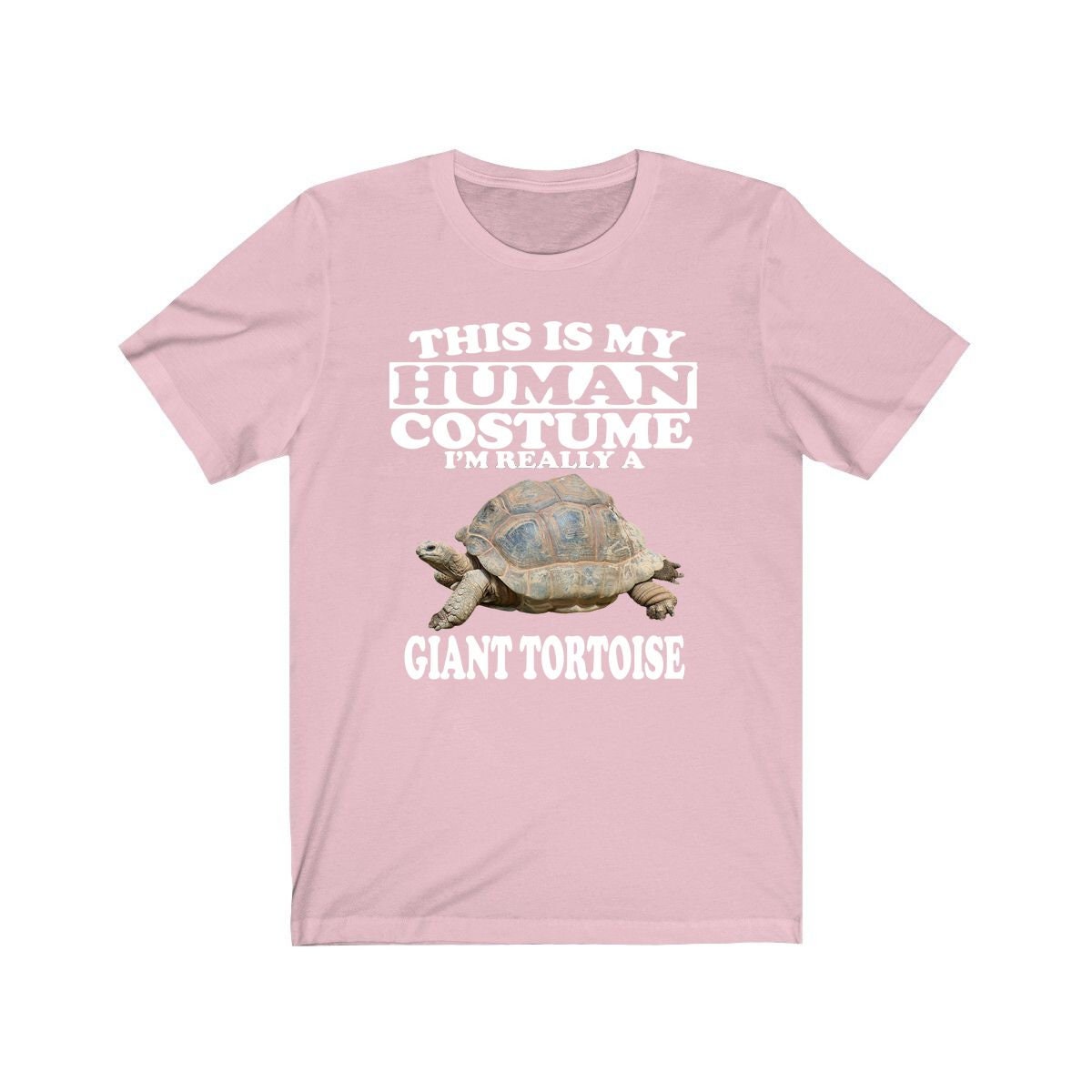 This is my human costume I am really a giant tortoise reptile tee
