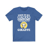 This Is My Human Costume I'm Really A Giraffe Shirt, Giraffe Lover Shirt, Giraffe Shirt, Giraffe Funny Gift, Animal Shirt Image 2