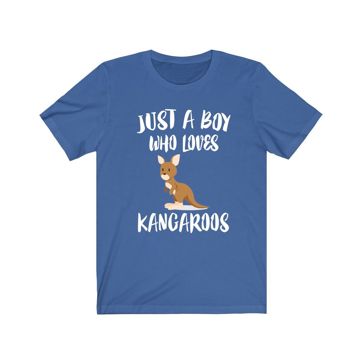 Just a boy who loves kangaroos Australian outback marsupial tee