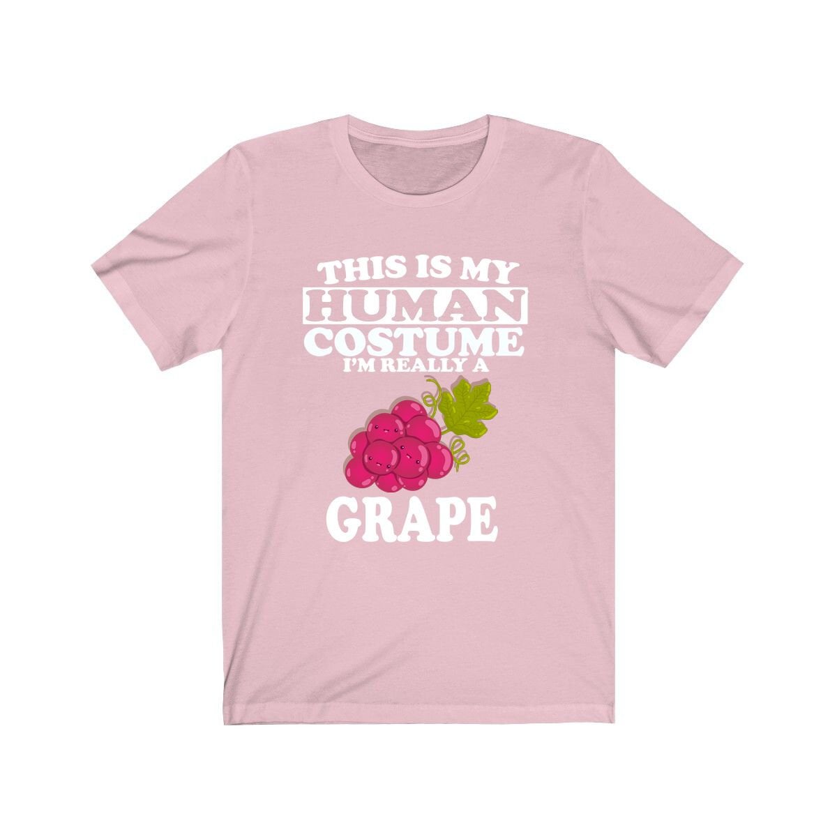 This is my human costume I am really a grape funny fruit lover tee