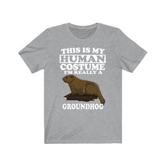 Groundhog Human Costume Shirt - groundhog print design