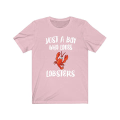 Just A Boy Who Loves Lobsters Shirt - lobster print design