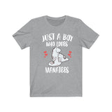 Just A Boy Who Loves Manatees Shirt, Manatee Lover Shirt, Manatee Shirt, Manatee Lover Gift, Animal Adult Kids T-Shirt Image 3