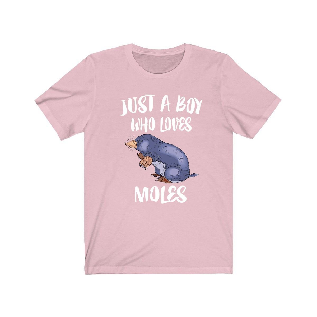 Just A Boy Who Loves Moles Animal Shirt - mole print design