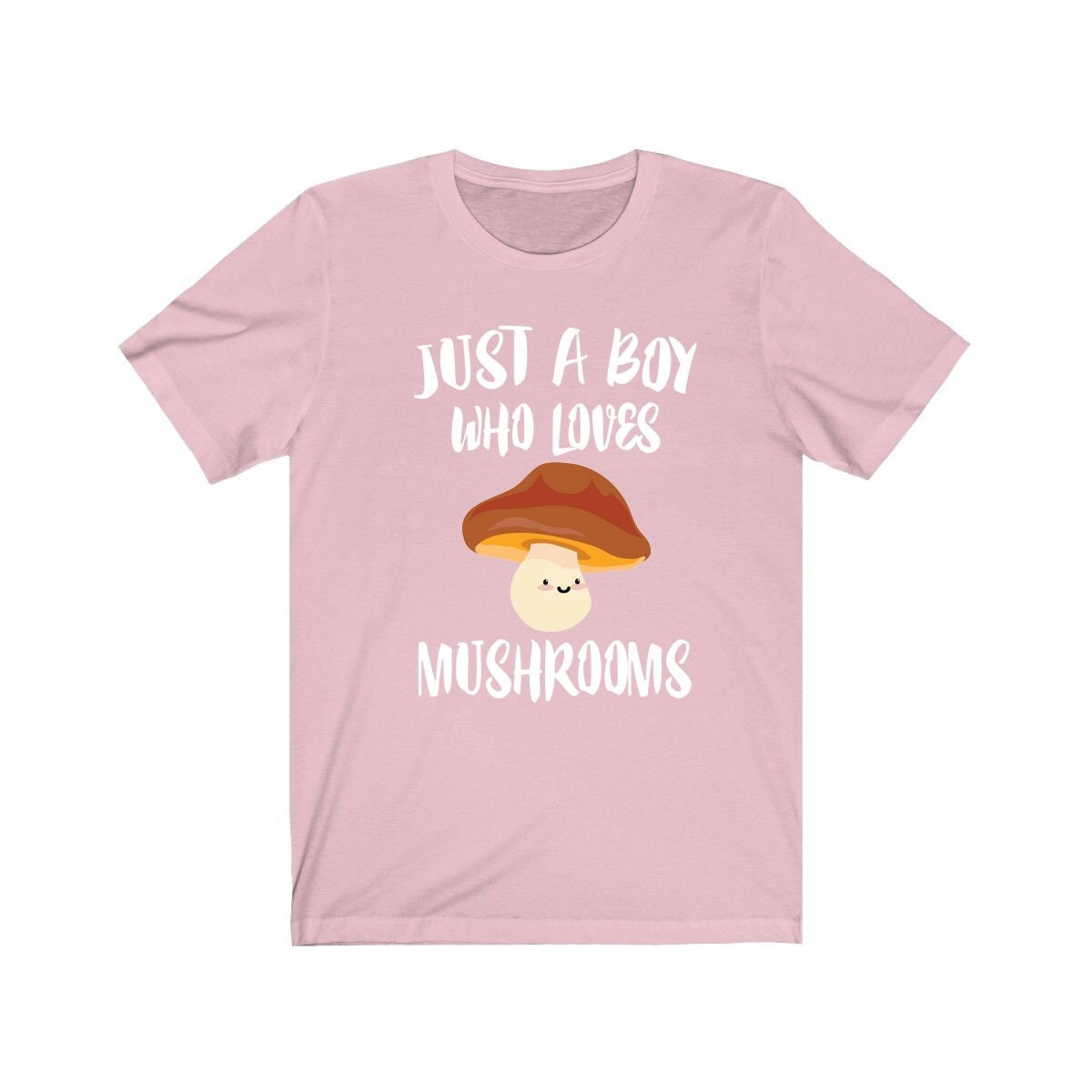 Just A Boy Who Loves Mushrooms Shirt - mushroom print design