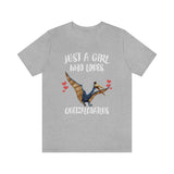 Just A Girl Who Loves Quetzalcoatlus Shirt, Quetzalcoatlus Lover Shirt, Dinosaur Lover Gift, Pterosaur Animal Adult Toddler Kids T-Shirt Image 3