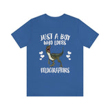 Just A Boy Who Loves Velociraptors Dinosaur Shirt, Velociraptor Lover Shirt, Dinosaur Shirt, Velociraptor Lover, Animal Adult Kids Shirt Image 3