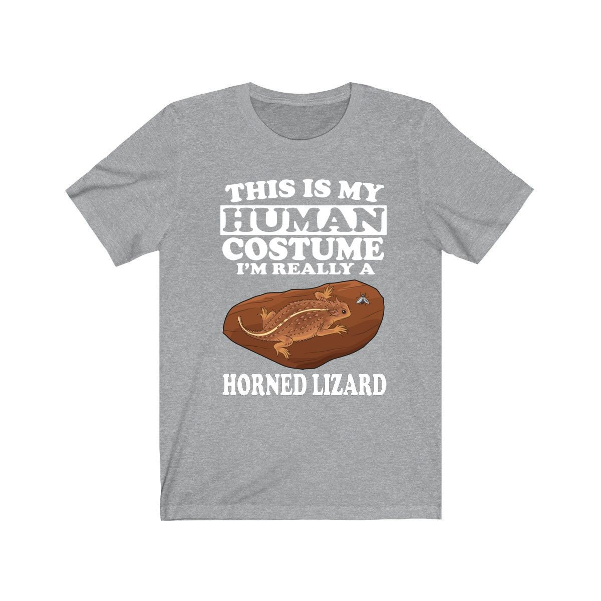 This Is My Human Costume I'm Really A Horned Lizard Shirt - horned lizard print design