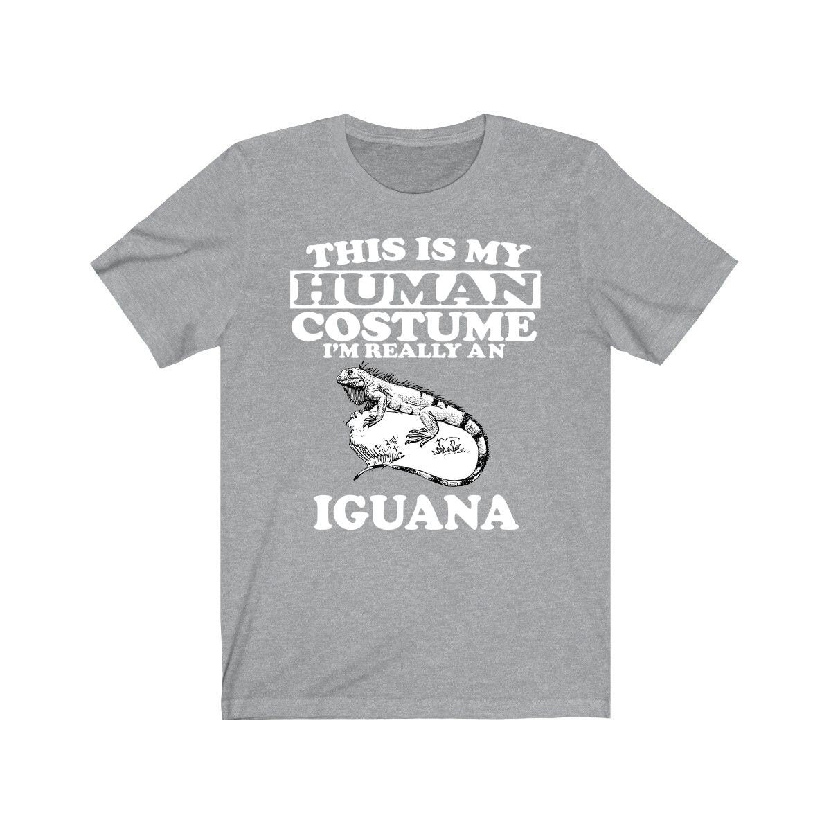 This is my human costume I am really an iguana exotic reptile lizard tee