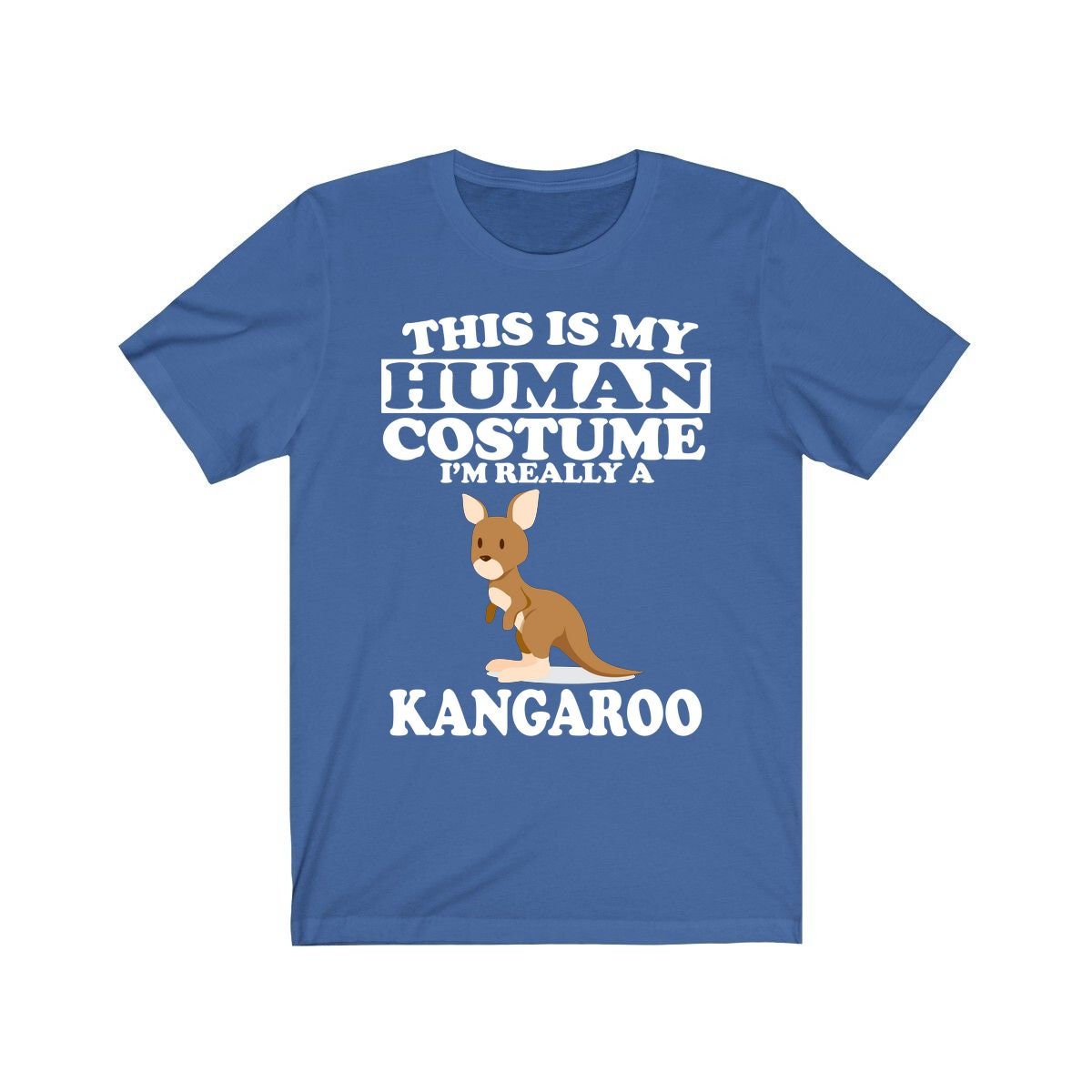 This Is My Human Costume I'm Really A Kangaroo Shirt - kangaroo print design