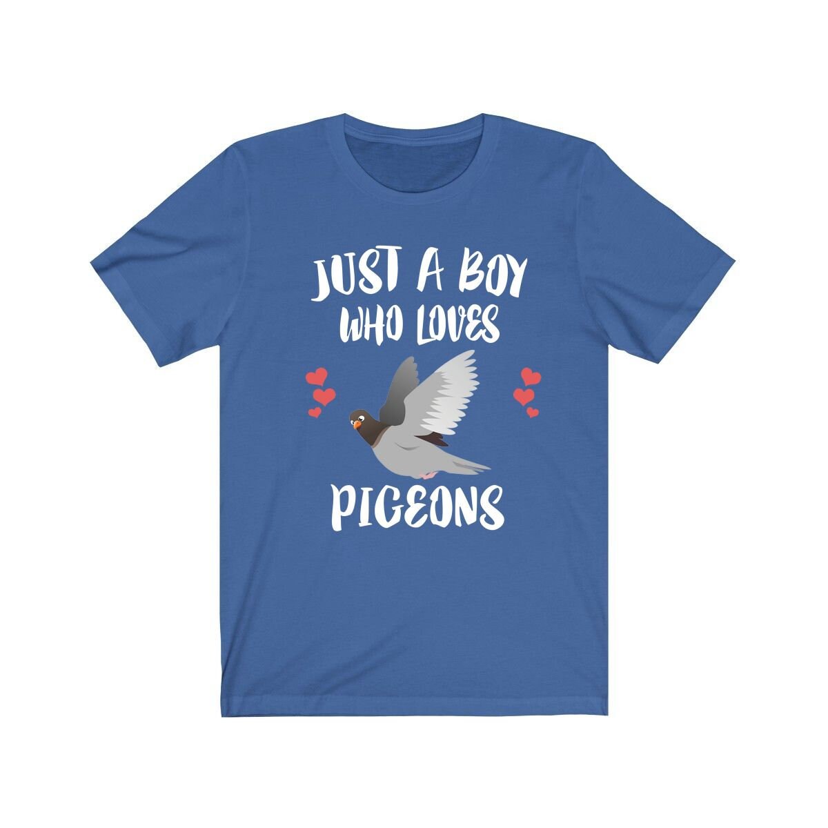 Just A Boy Who Loves Pigeons Shirt, Pigeon Lover Shirt, Birding Shirt, Pigeon Lover, Animal Adult Kids Shirt Image 2
