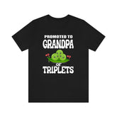Promoted To Grandpa Of Triplets Shirt, Grandpa Of Triplets T-Shirt, Grandpa Of Triplets Gift Grandfather Gift T-Shirt Image 1