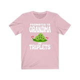 Promoted To Grandma Of Triplets Shirt, Grandma Of Triplets T-Shirt, Grandma Of Triplets Gift Grandmother T-Shirt Image 4