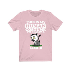 This Is My Human Costume I'm Really A Lemur Shirt - lemur print design