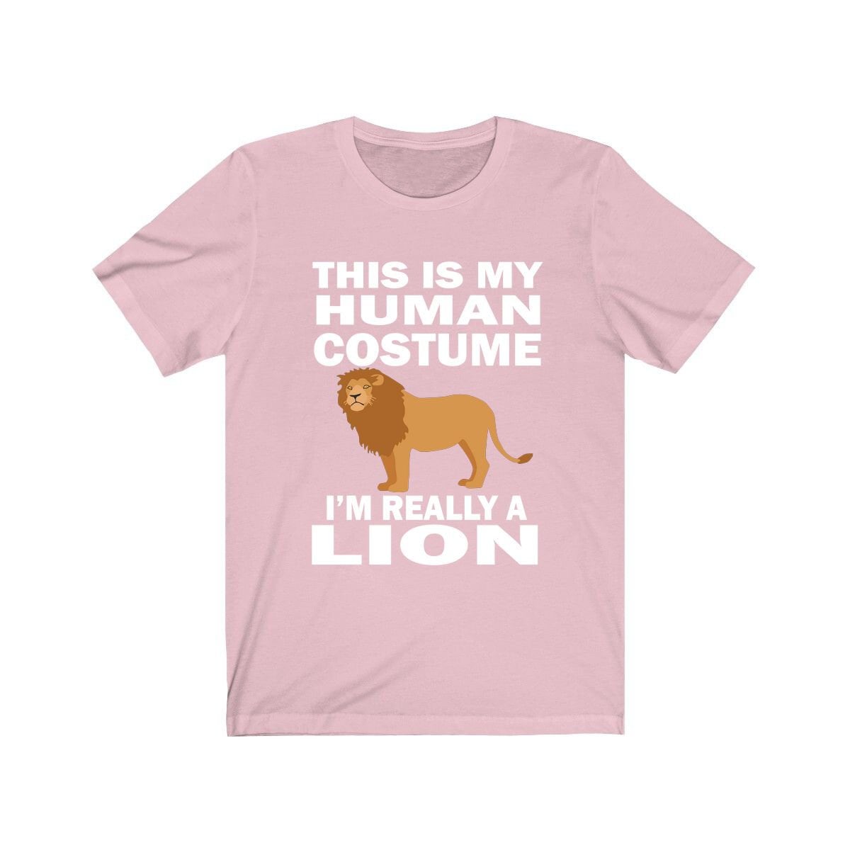 This is my human costume I am really a lion African savanna big cat tee