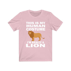 This is my human costume I am really a lion African savanna big cat tee