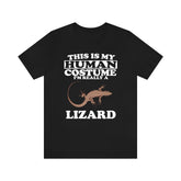 This Is My Human Costume I'm Really A Lizard Shirt, Lizard Lover Shirt, Lizard Shirt, Lizard Funny Gift, Animal Adult Kids Shirt Image 1