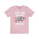 Just A Boy Who Loves Possums Shirt, Possum Lover Shirt, Possum Shirt, Possum Lover Gift, Animal Adult Kids Shirt Image 4