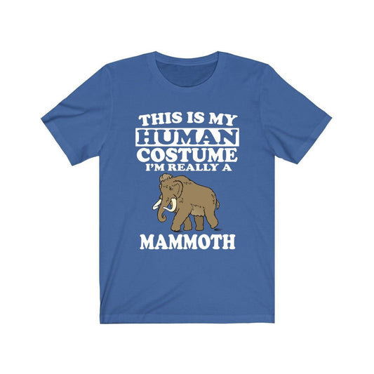 This Is My Human Costume I'm Really A Mammoth Shirt - mammoth print design