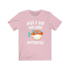 Just A Boy Who Loves Pufferfish Shirt - pufferfish print design