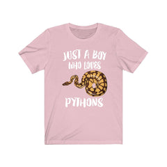 Python T-Shirt for Boys - python snake print design