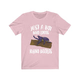 Just A Boy Who Loves Rhino Beetles Shirt, Rhino Beetle Lover Shirt, Rhino Beetle Shirt, Rhino Beetle Lover Gift, Animal Shirt Image 4