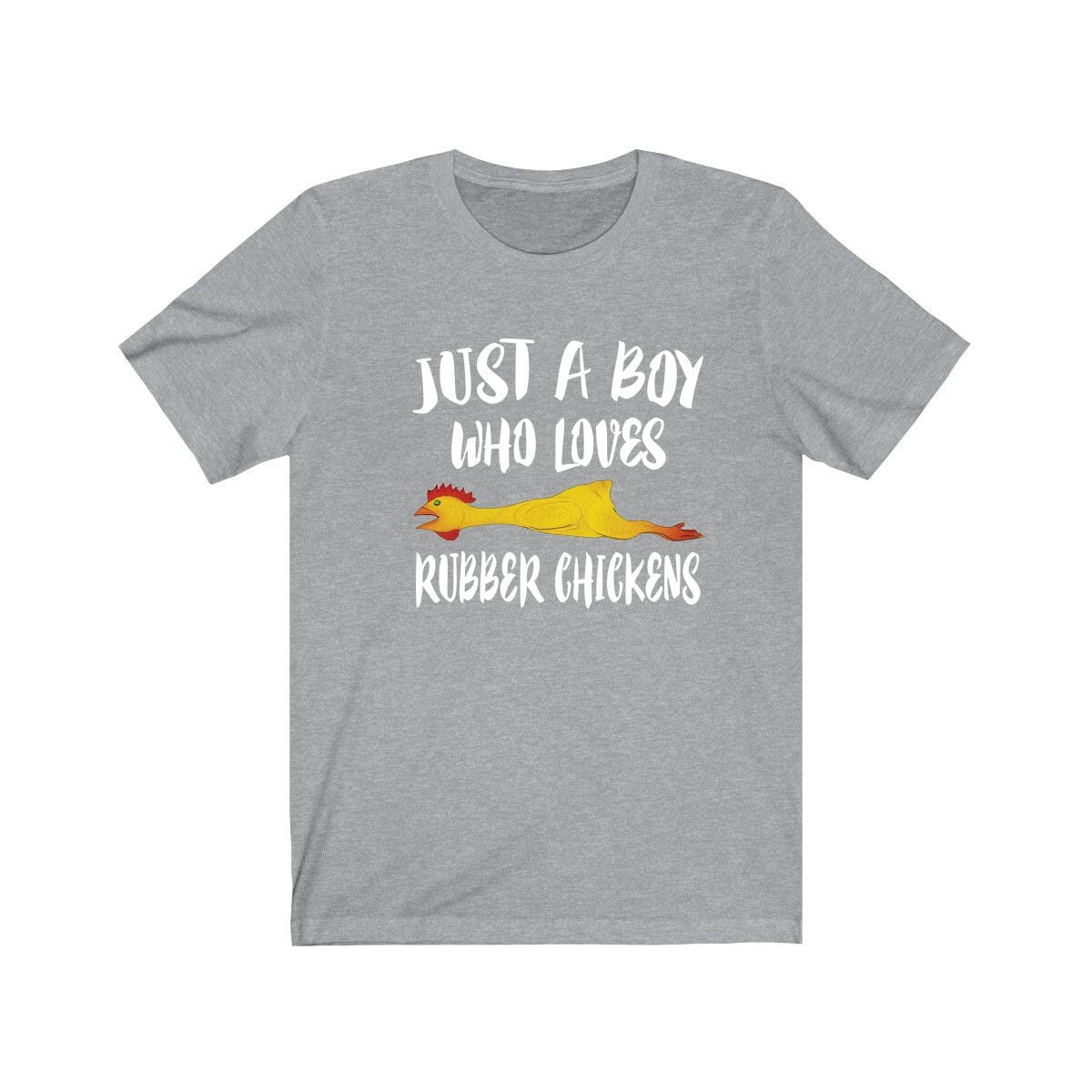 Just A Boy Who Loves Rubber Chicken Shirt - rubber chicken print design