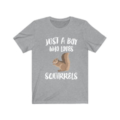 Just A Boy Who Loves Squirrels Shirt - squirrel print design