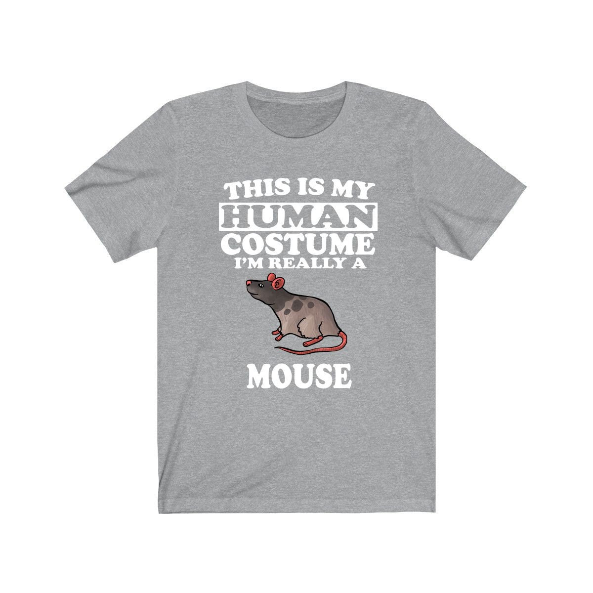 This Is My Human Costume I'm Really A Mouse Shirt - mouse print design