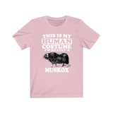 This Is My Human Costume I'm Really A Muskox Shirt, Muskox Lover Shirt, Muskox Shirt, Muskox Funny Gift, Animal Adult Kids Image 4