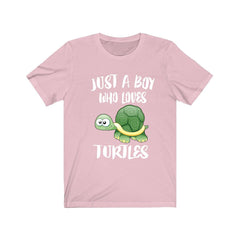 Just A Boy Who Loves Turtles Shirt - turtle print design