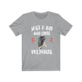Just A Boy Who Loves Vultures Bird Shirt, Vulture Lover Shirt, Vulture Shirt, Birding Lover Gift, Animal Shirt Image 3