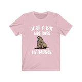 Just A Boy Who Loves Walruses Shirt, Walrus Lover Shirt, Walrus Shirt, Walrus Lover Gift, Animal Shirt Image 4