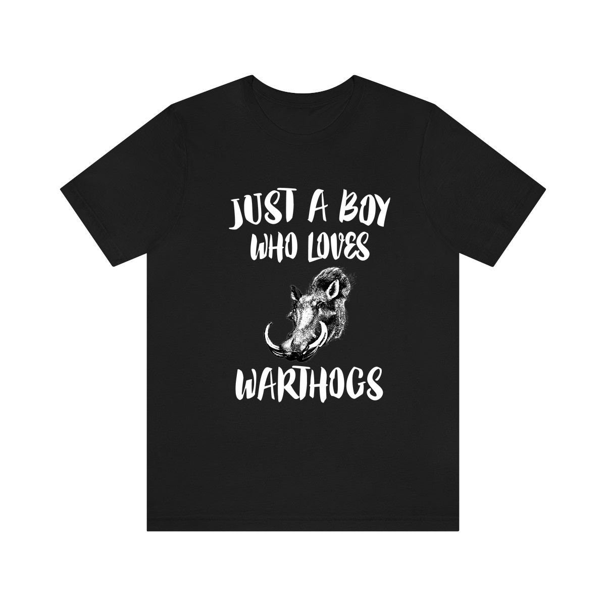 Just A Boy Who Loves Warthogs Shirt - warthog print design
