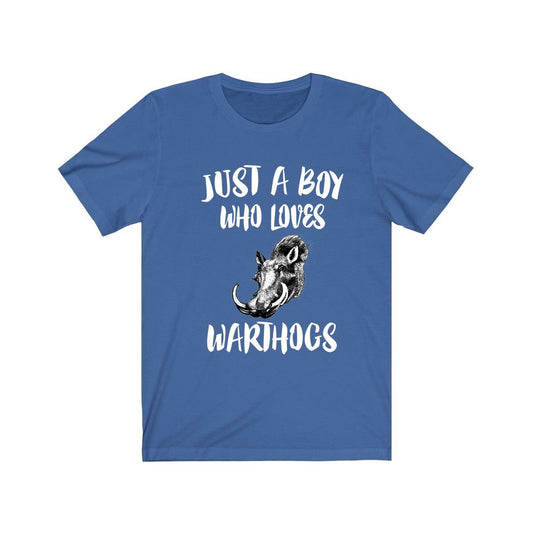 Just A Boy Who Loves Warthogs Shirt - warthog print design