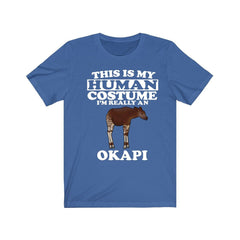 This Is My Human Costume I'm Really An Okapi Shirt - okapi print design