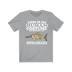 This is my human costume I am really an ophthalmosaurus ichthyosaur tee